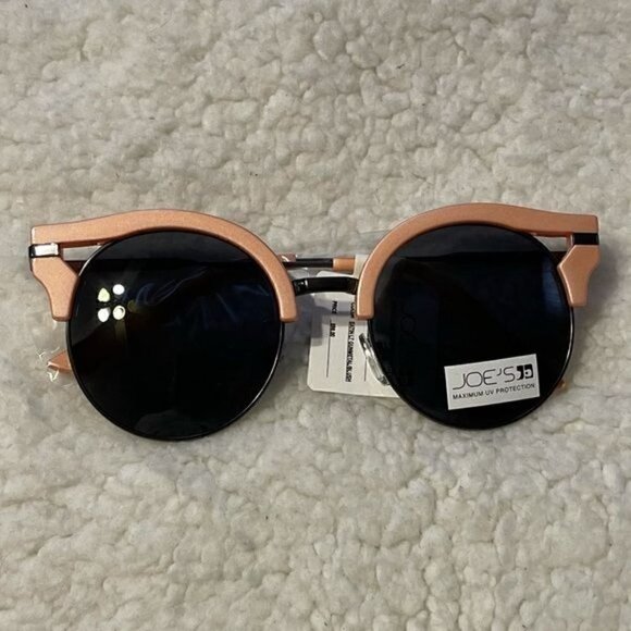 Joe’s Jeans Light Pink Gunmetal Cateye Sunglasses main image 6